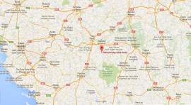 Расположение школы St Denis на карте Франции